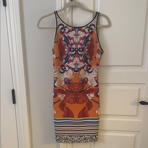 Clover Canyon Floral Orange Dress